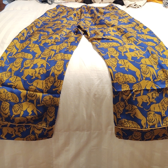 J. Crew Silk Lion Print Pants - Picture 5 of 5